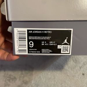 Retro 11 “cool grey”